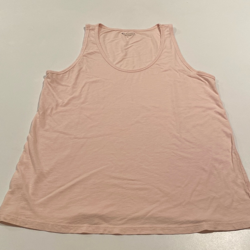 EUC Athleta women’s size large sleeveless shirt/tanktop